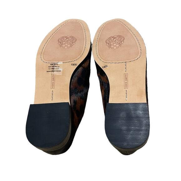 Vince Camuto Women's Cakella Calf Hair Leopard Loafer Size 8.5 New - Picture 8 of 8